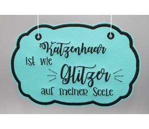 Stickserie - ITH Türschilder Katzen